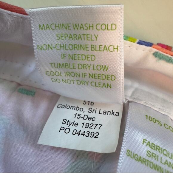 Lilly Pulitzer The Callahan Short Casa Banana Print 100% Cotton Floral Colorful - Picture 13 of 14